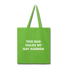 Load image into Gallery viewer, Gay Agenda Bag - The Gay Bar Shop