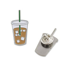 Load image into Gallery viewer, Iced Coffee Pin - The Gay Bar Shop

