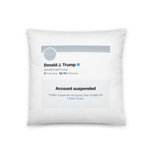 Load image into Gallery viewer, Trump Twitter Pillow - The Gay Bar Shop
