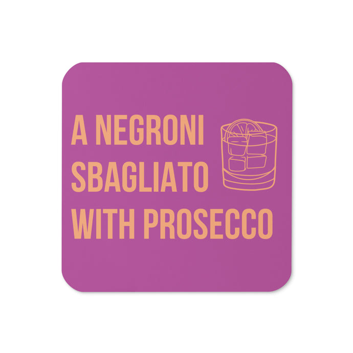 A Negroni Sbagliato Coaster