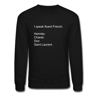 Fluent French Sweatshirt - black