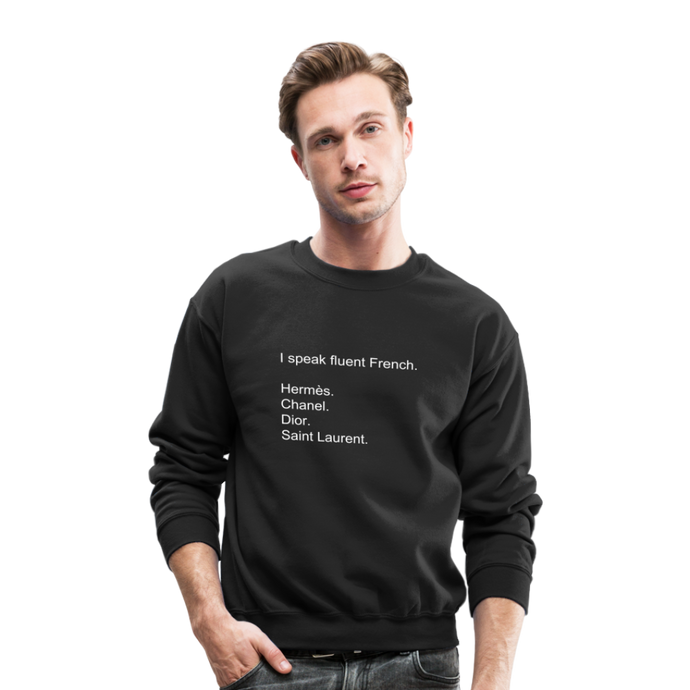 Fluent French Sweatshirt - black