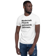 Load image into Gallery viewer, Vaccine Tee White - The Gay Bar Shop
