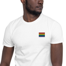 Load image into Gallery viewer, Pride Embroidered Tee - The Gay Bar Shop
