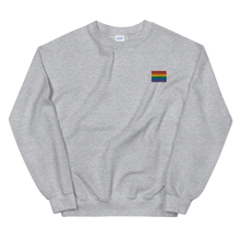 Load image into Gallery viewer, Pride Embroidered Sweatshirt - The Gay Bar Shop
